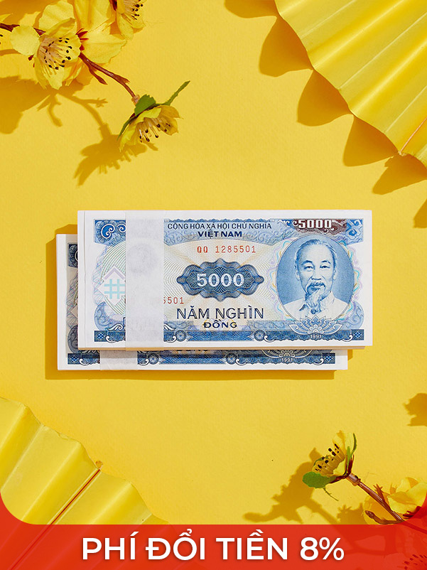 TIỀN MỚI 5.000Đ CỌC 100 (TỜ)